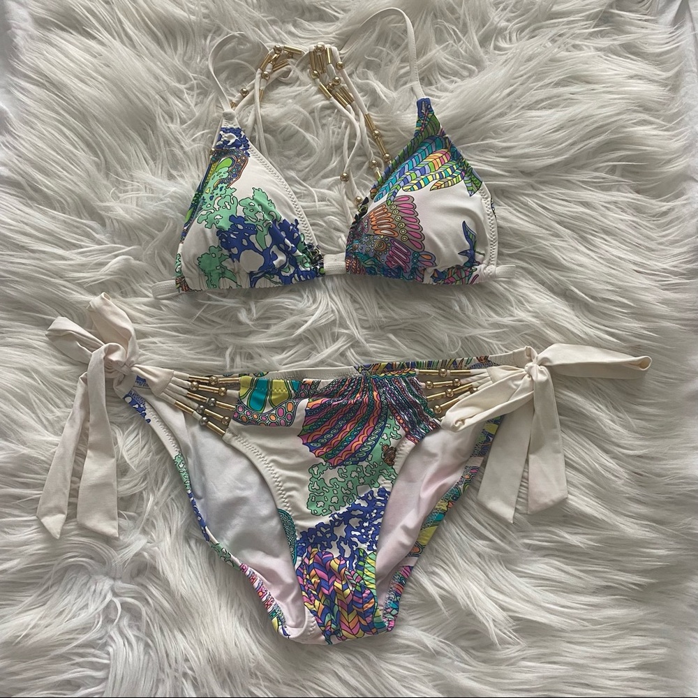 Trina Turk x Finding Dory collab bikini (top & bottom)